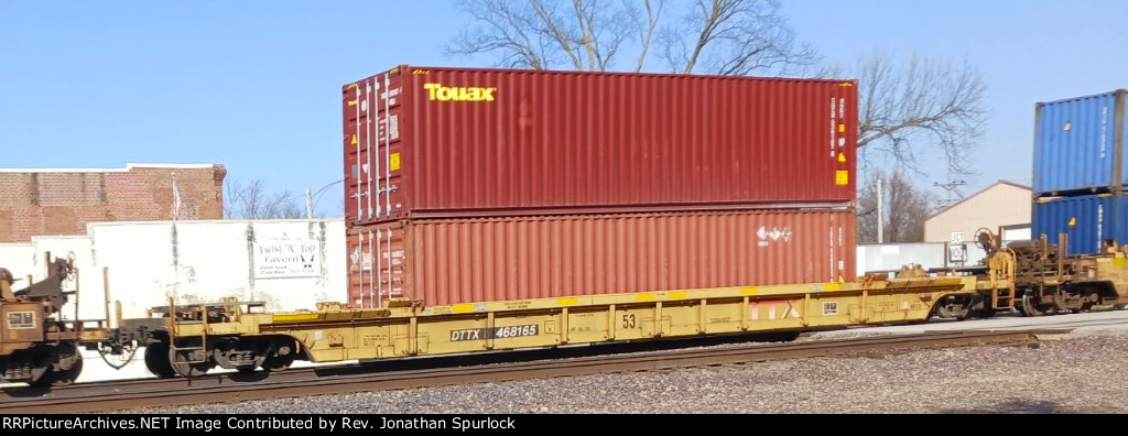 DTTX 468165 and two containers